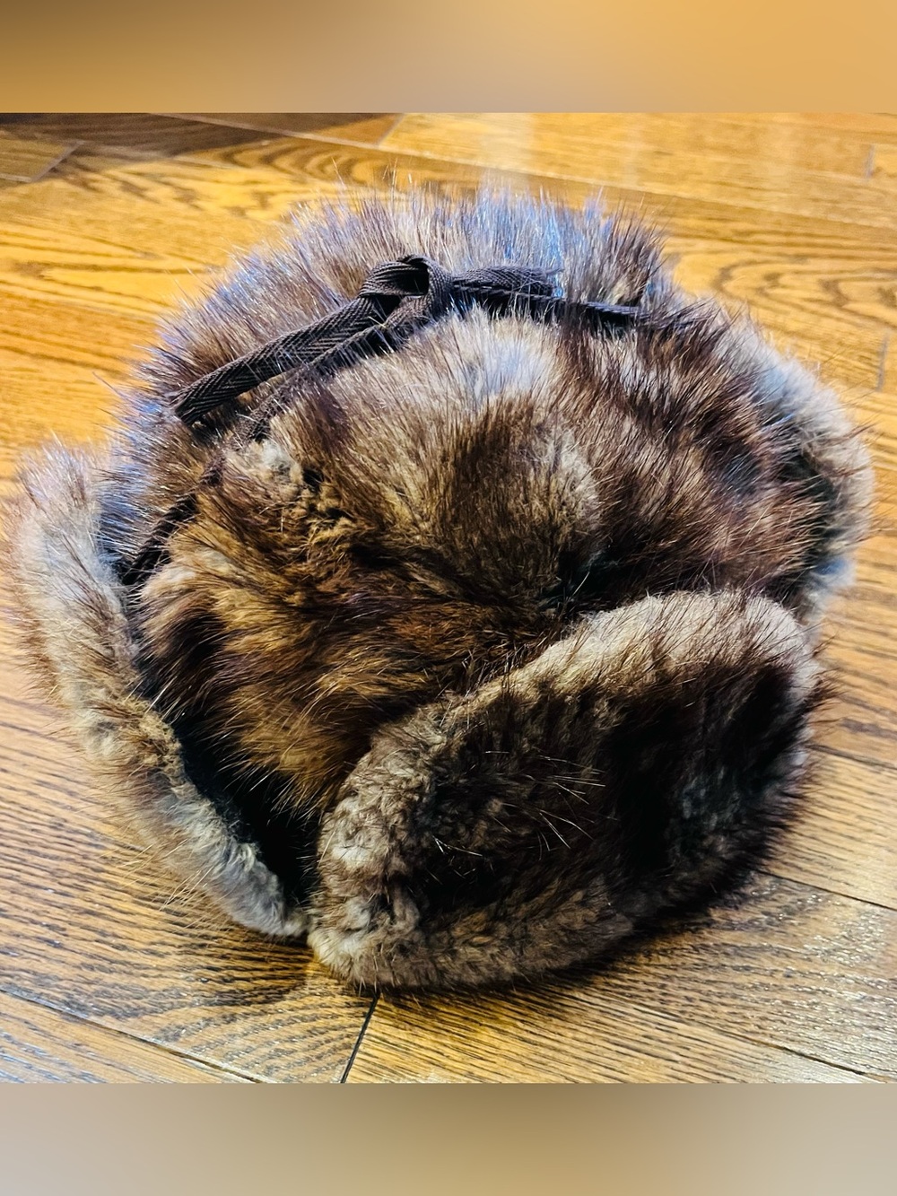 Vintage STETSON Genuine Fur Trapper Hat Made in Canada Large